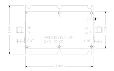 Компактный SSPA модуль AM183031SF-3H Компактный SSPA модуль AM183031SF-3H