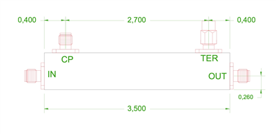 Направленный ответвитель AM010200CP-20 Направленный ответвитель AM010200CP-20