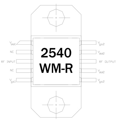 MMIC–усилитель AM254038WM-XX-R MMIC–усилитель AM254038WM-XX-R