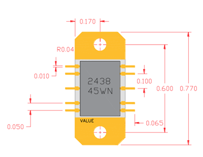 MMIC–усилитель AM253845WN-SN-R MMIC–усилитель AM253845WN-SN-R