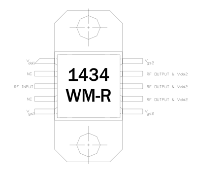 MMIC–усилитель AM143440WM-XX-R MMIC–усилитель AM143440WM-XX-R