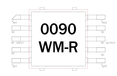 Усилитель драйвера AM009023WM-XX-R Усилитель драйвера AM009023WM-XX-R