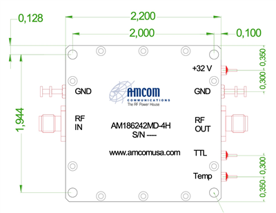 Компактный SSPA модуль AM186242MD-4H Компактный SSPA модуль AM186242MD-4H