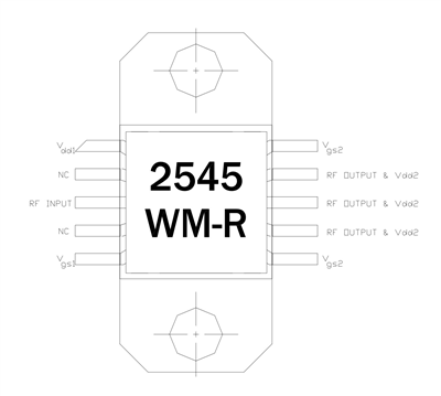 MMIC–усилитель AM254540WM-XX-R MMIC–усилитель AM254540WM-XX-R