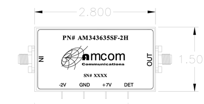 Компактный SSPA модуль AM343635SF-2H Компактный SSPA модуль AM343635SF-2H