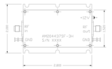 Стандартный SSPA модуль AM204437SF-3H