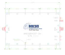 Стандартный SSPA модуль AM658043SF-5H