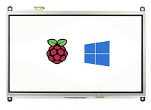 Встраиваемый LCD дисплей Waveshare 10.1" HDMI, RPi, PC, 1024×600 px